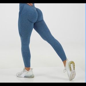 Blue Seamless Contouring leggings